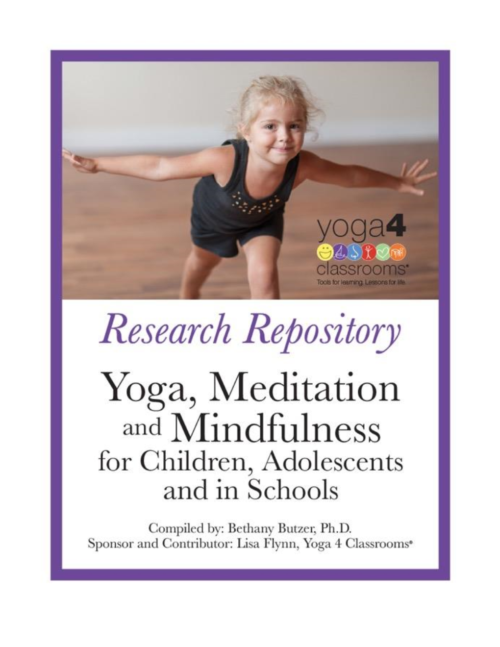 Yoga and Meditation for Children, Adolescents, Schools