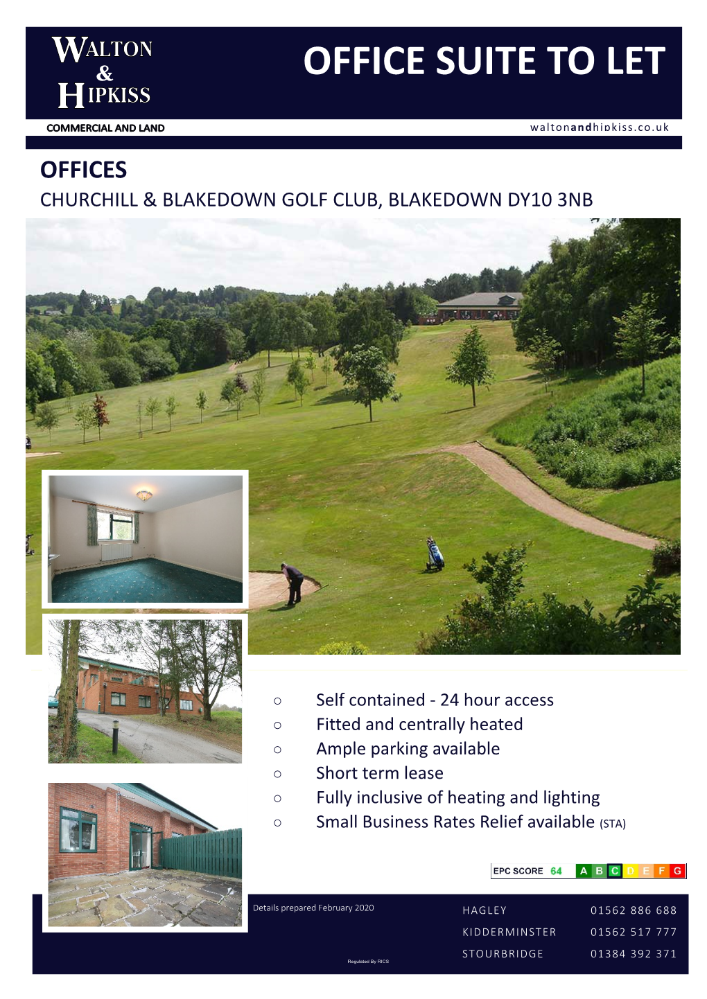 Offices Churchill & Blakedown Golf Club , Blakedown DY10