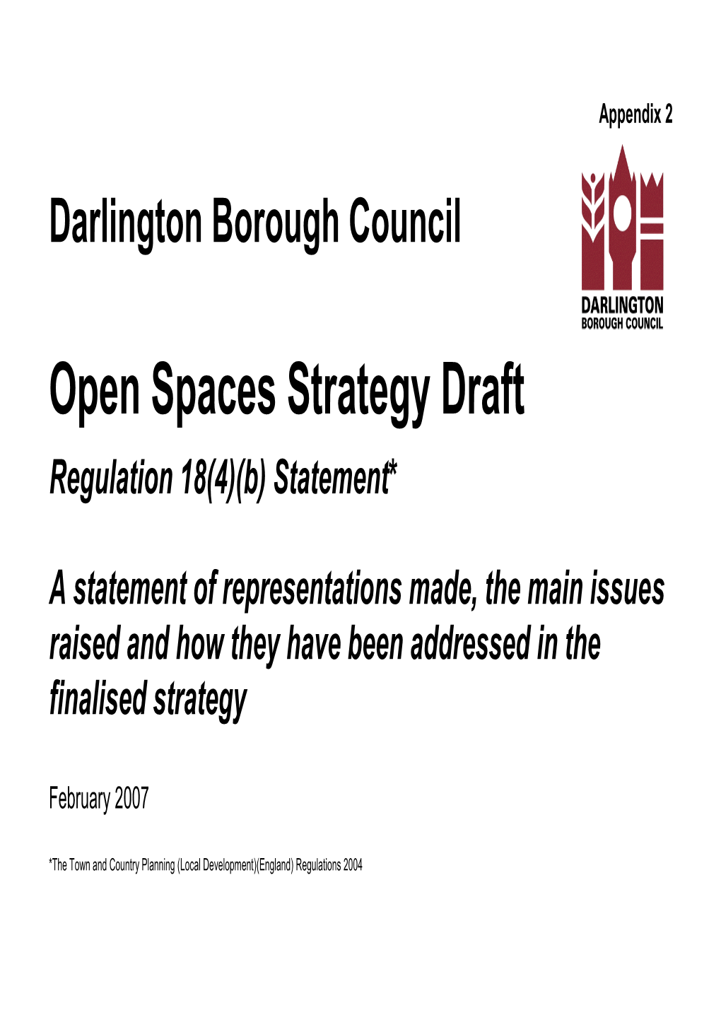 Open Spaces Strategy Draft