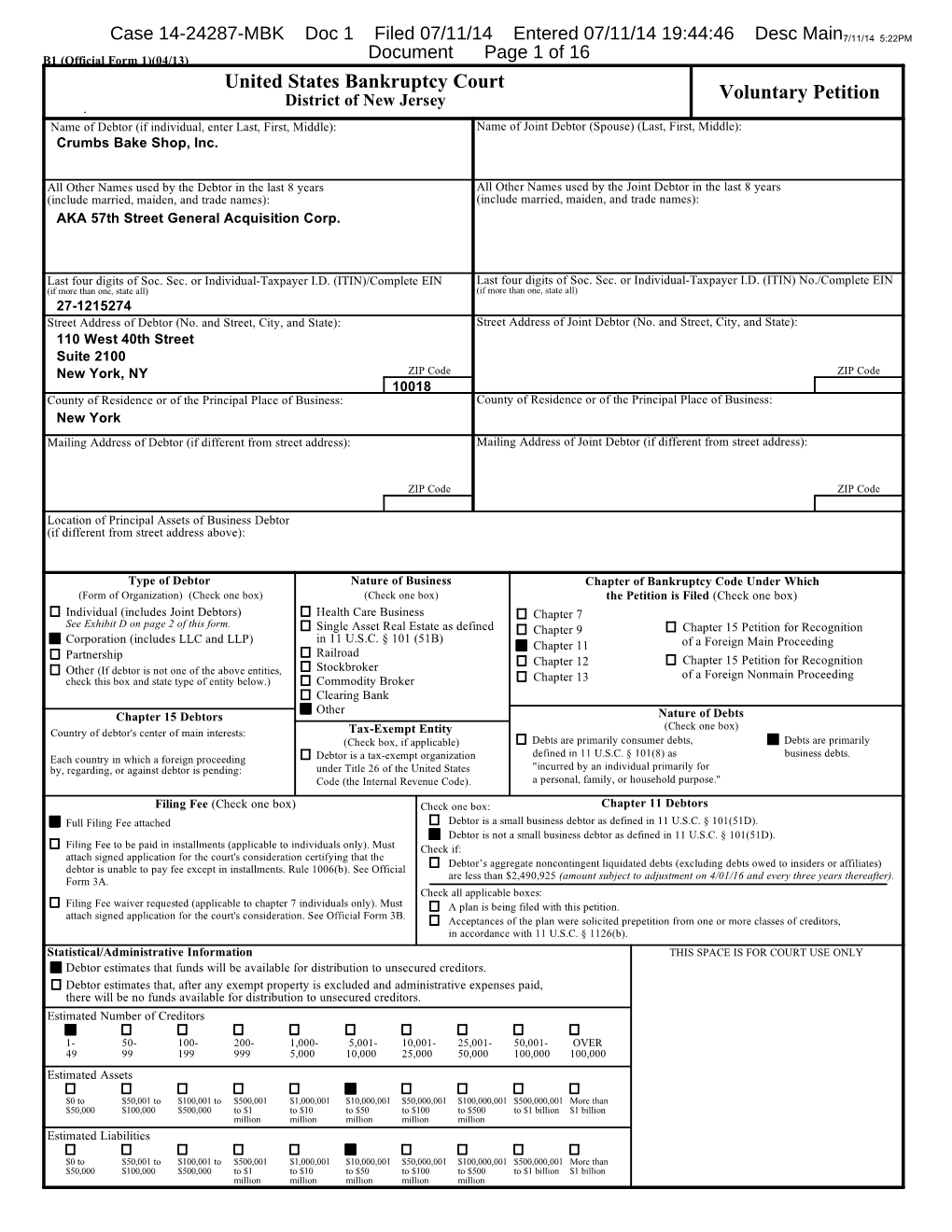 Bankruptcy Forms