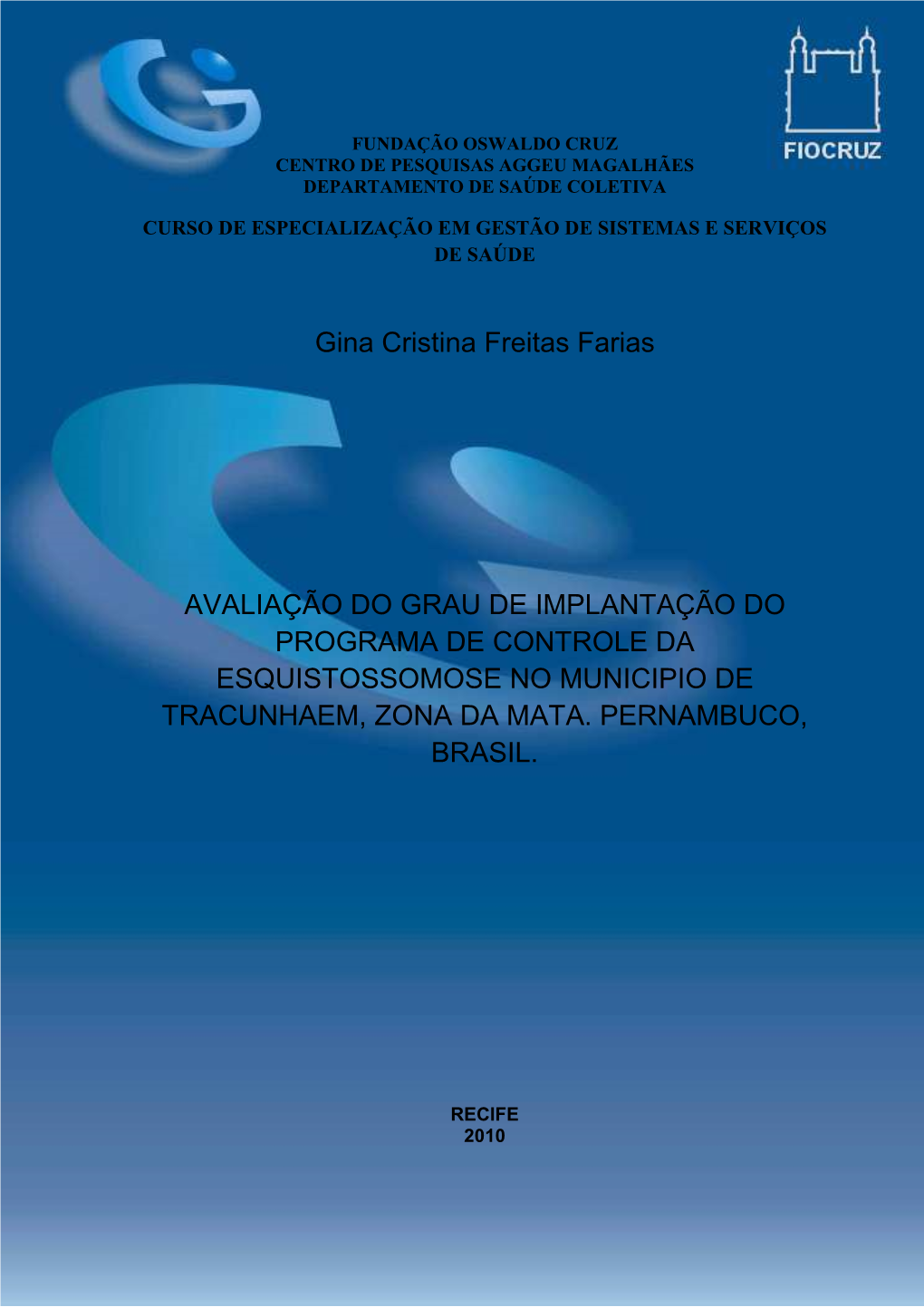 Monografia Avaliação Do Grau De Implantação Do Programa De C