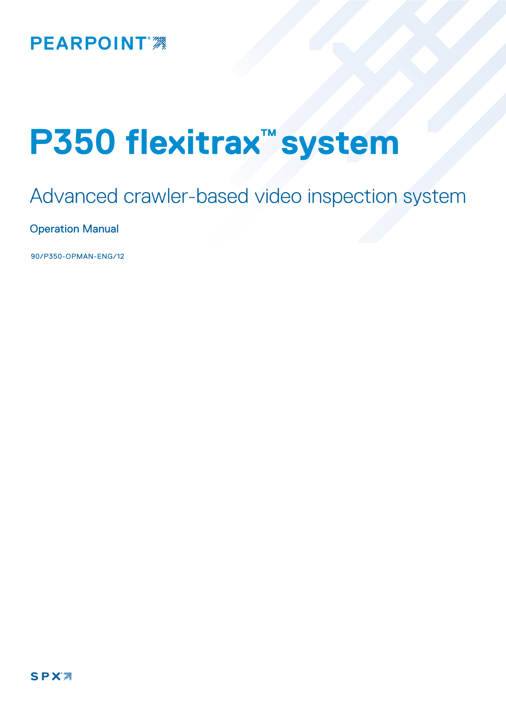 Pearpoint P350 Flexitrax Operation Manual