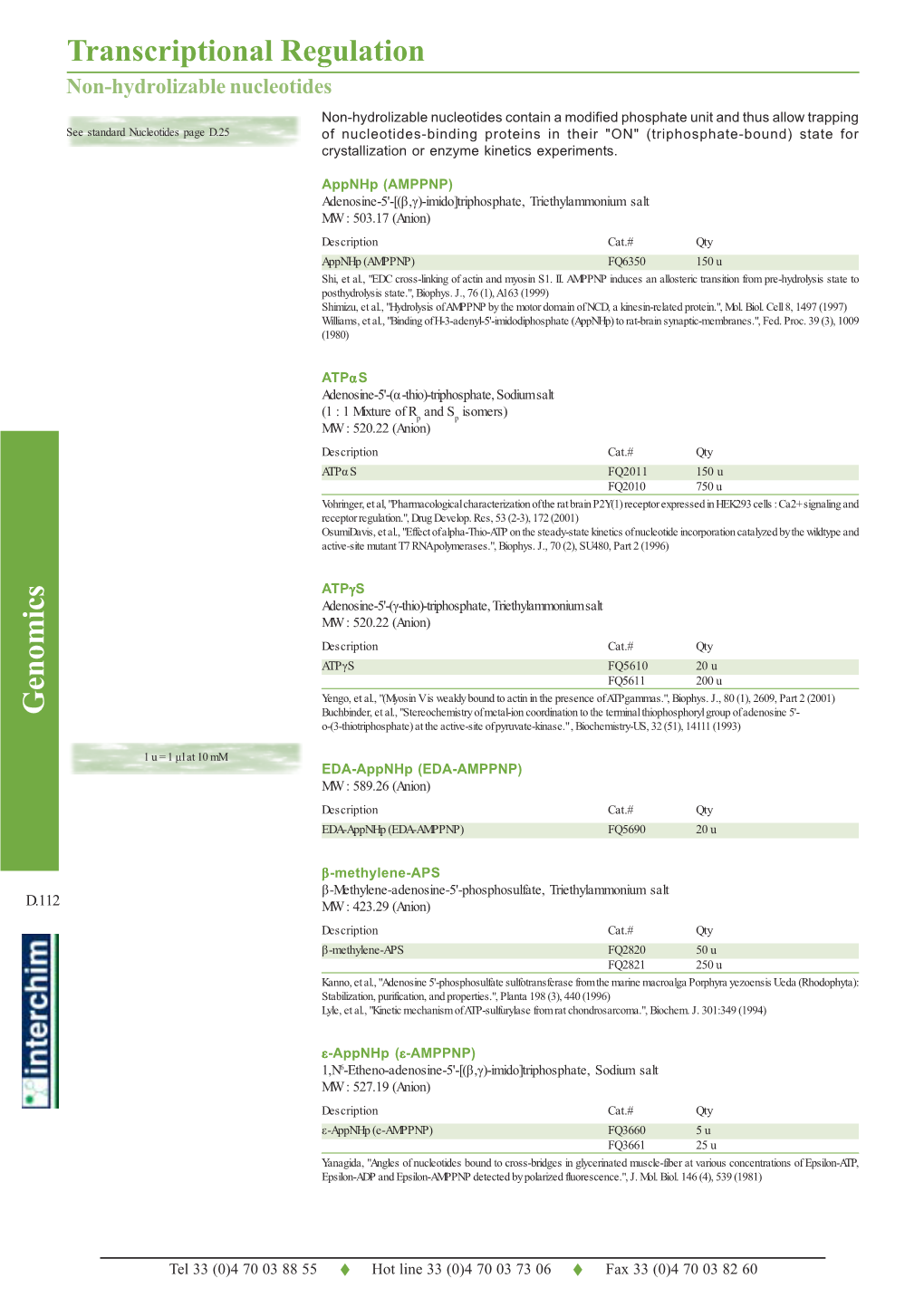 Transcriptional Regulation