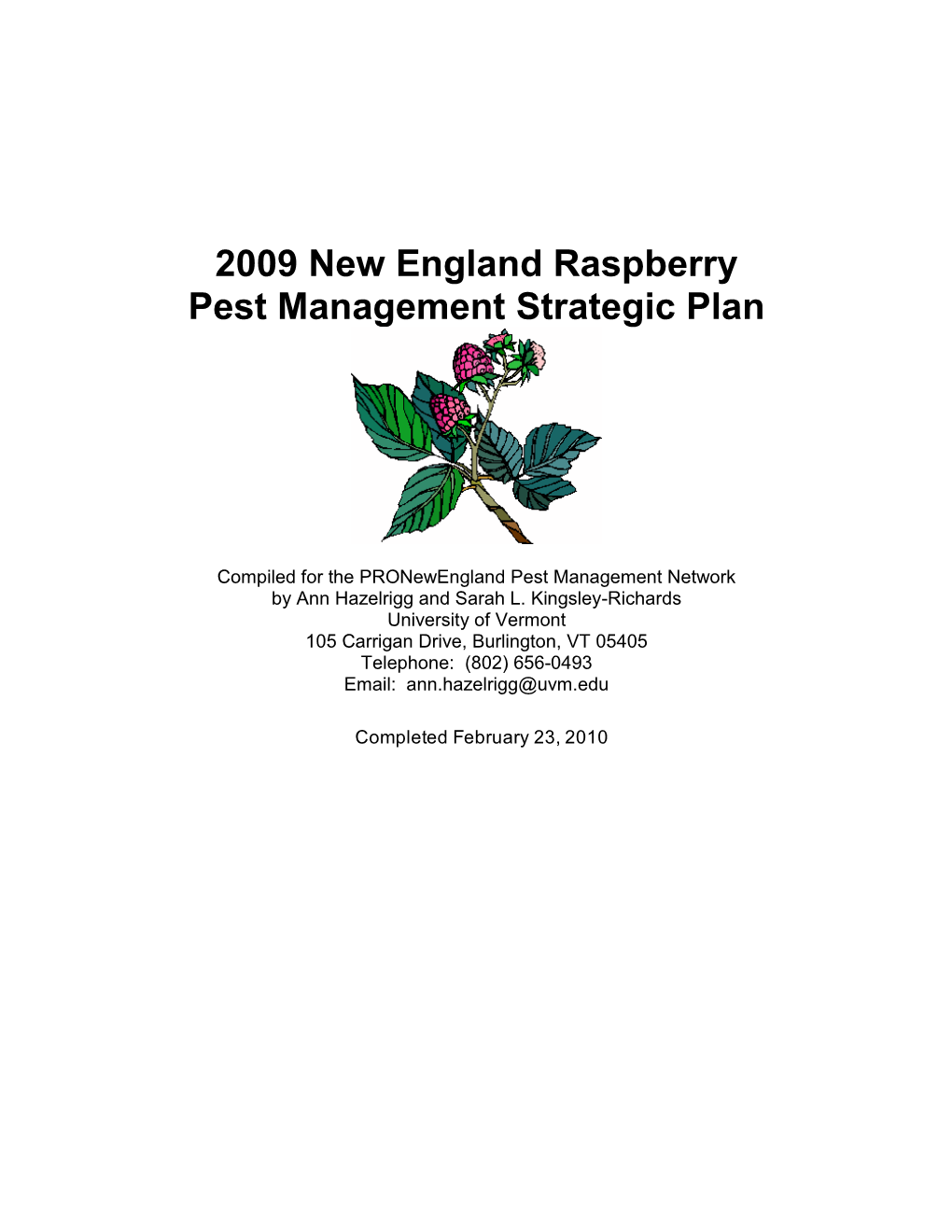 Attachment 11: Pest Management Strategic Plan Protocol and Template