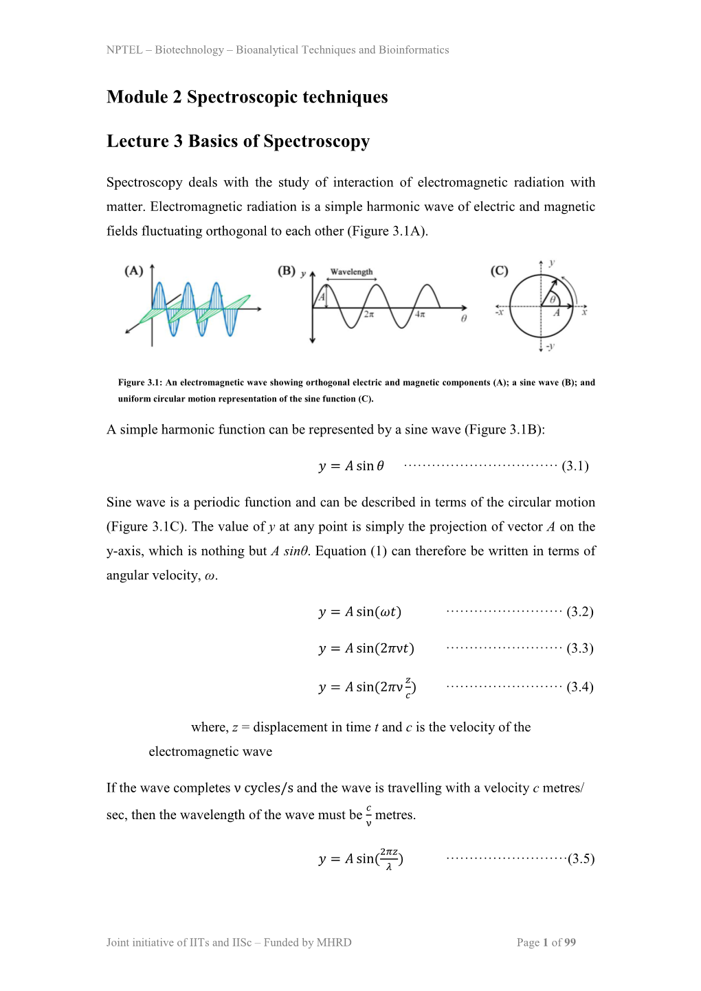 Spectroscopy