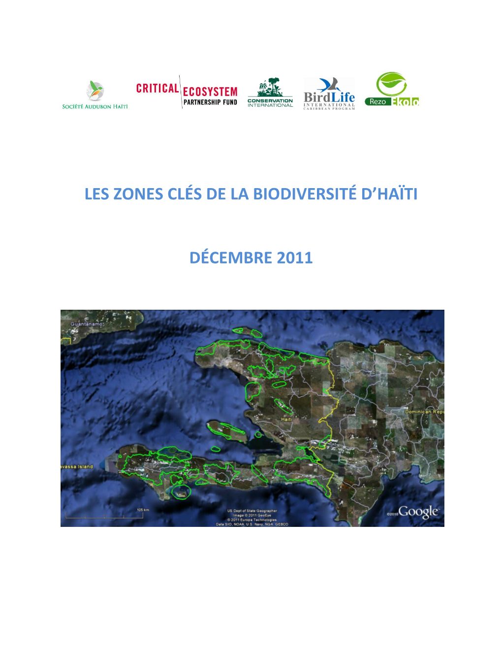 Les Zones Clés De La Biodiversité D'haïti