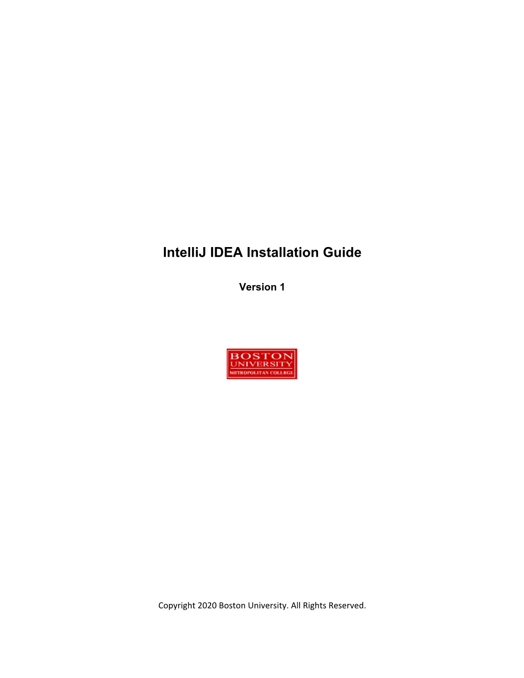 Intellij IDEA Installation Guide