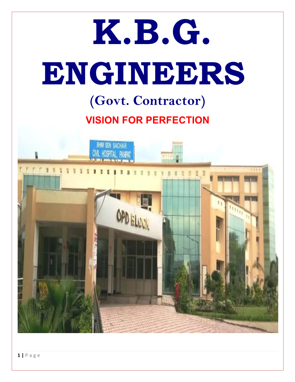 Govt. Contractor) VISION for PERFECTION