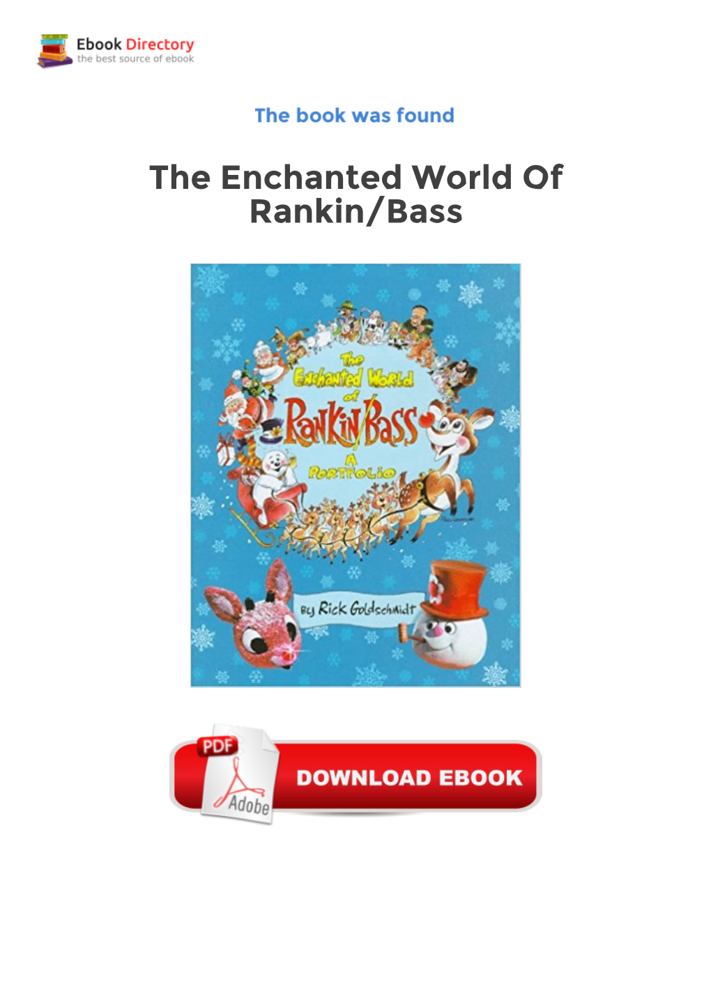 The Enchanted World of Rankin/Bass Download Free (EPUB, PDF)