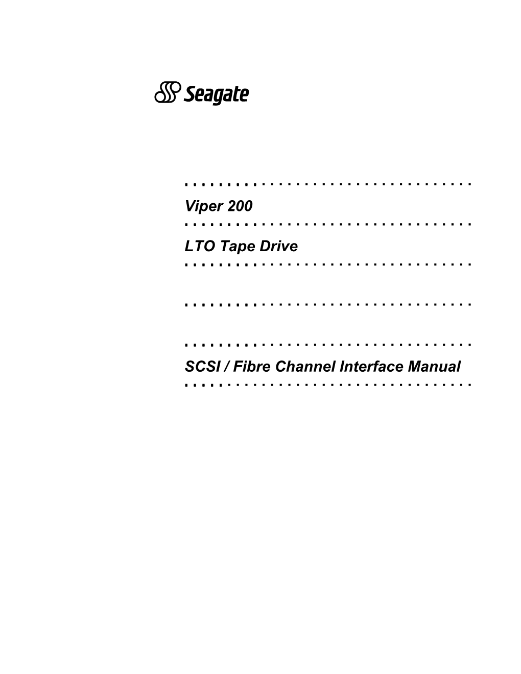 SCSI Commands 18 Command Set