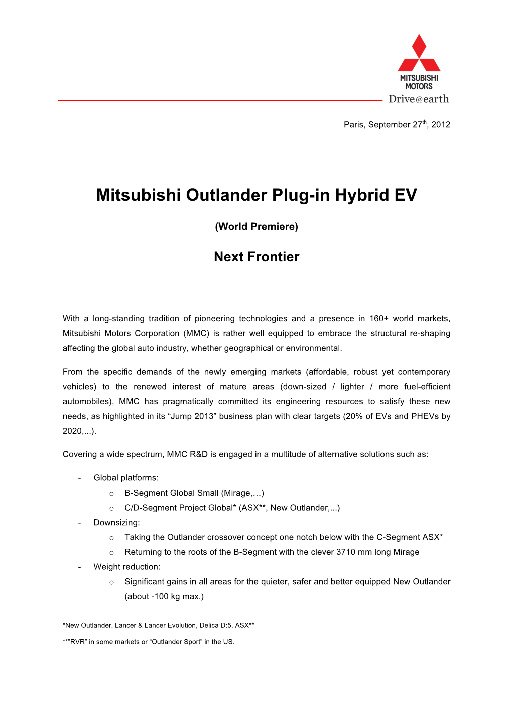 1.2012 PMS New Outlander PHEV