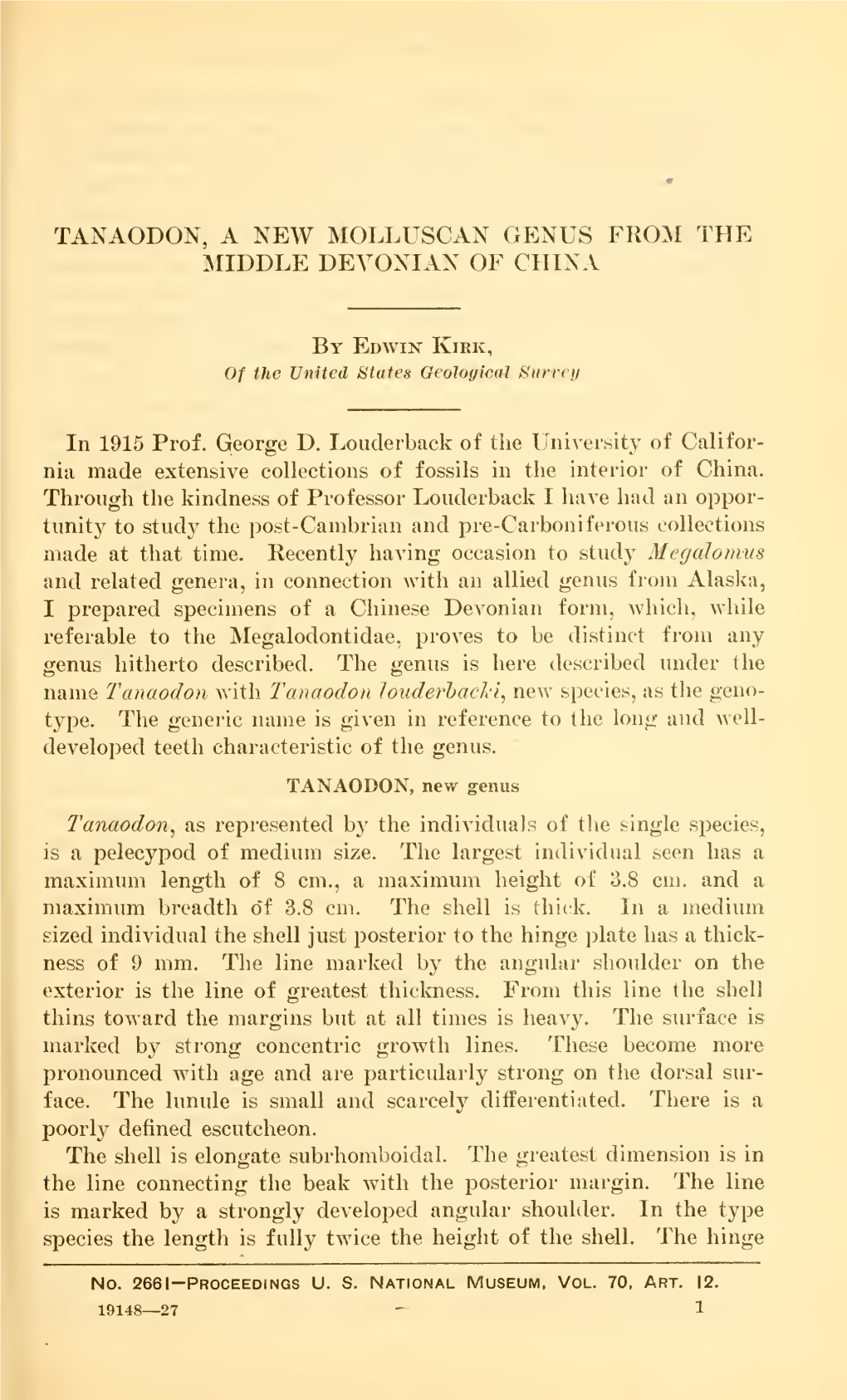 Proceedings of the United States National Museum