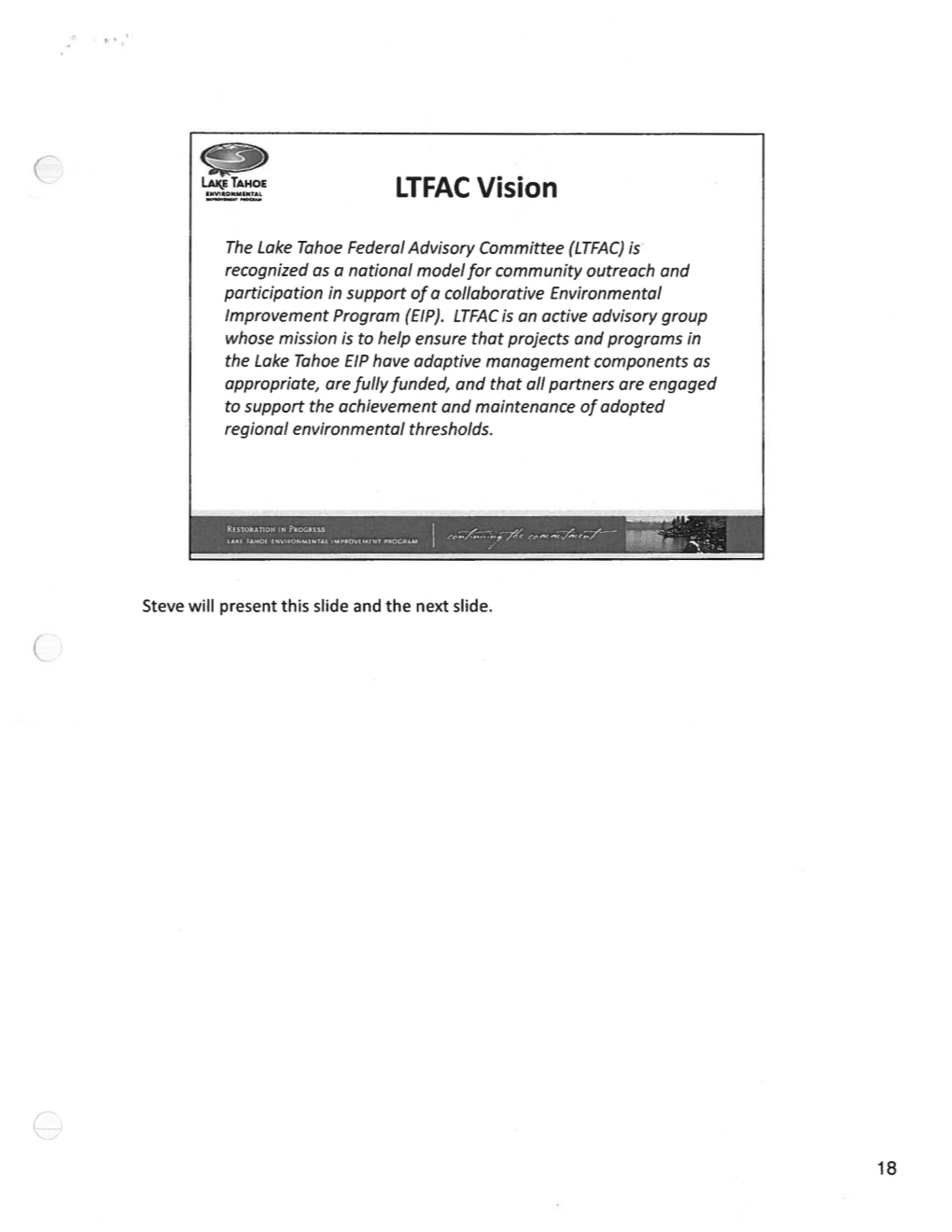 LTFAC Vision (