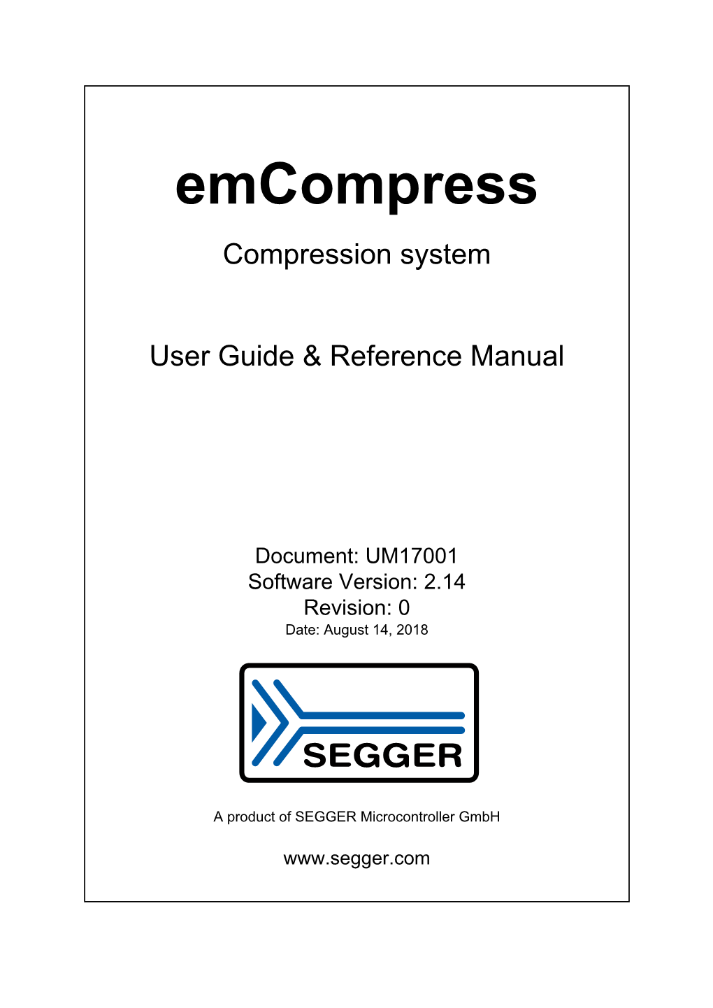 Emcompress User Guide & Reference Manual