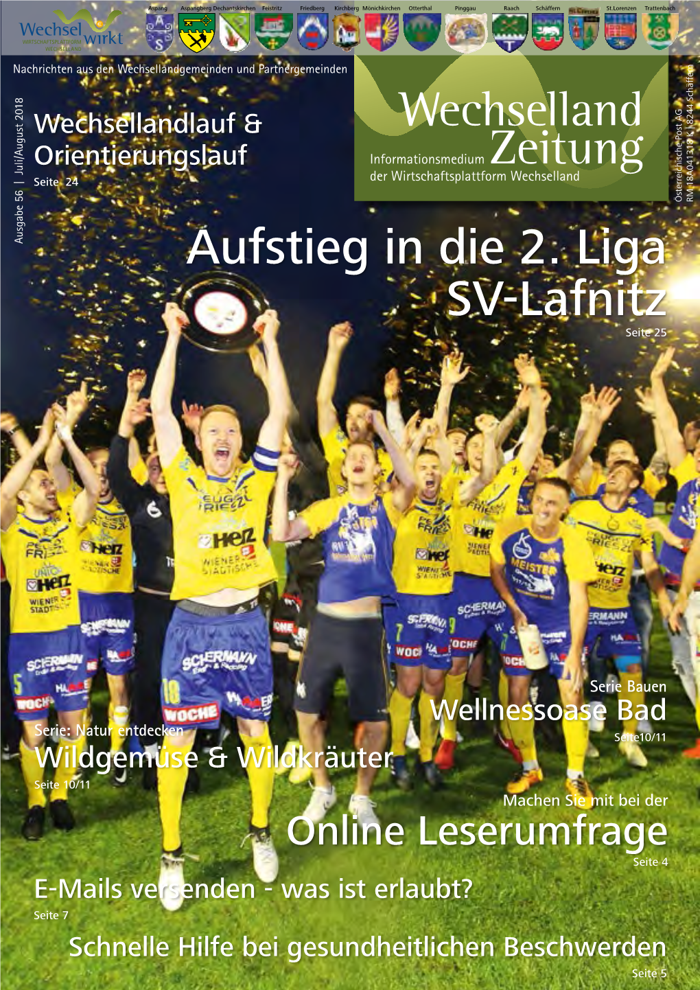 Aufstieg in Die 2. Liga SV-Lafnitz