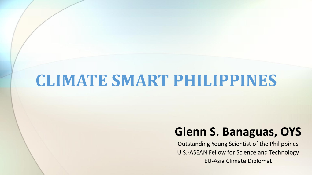 Climate Smart Philippines