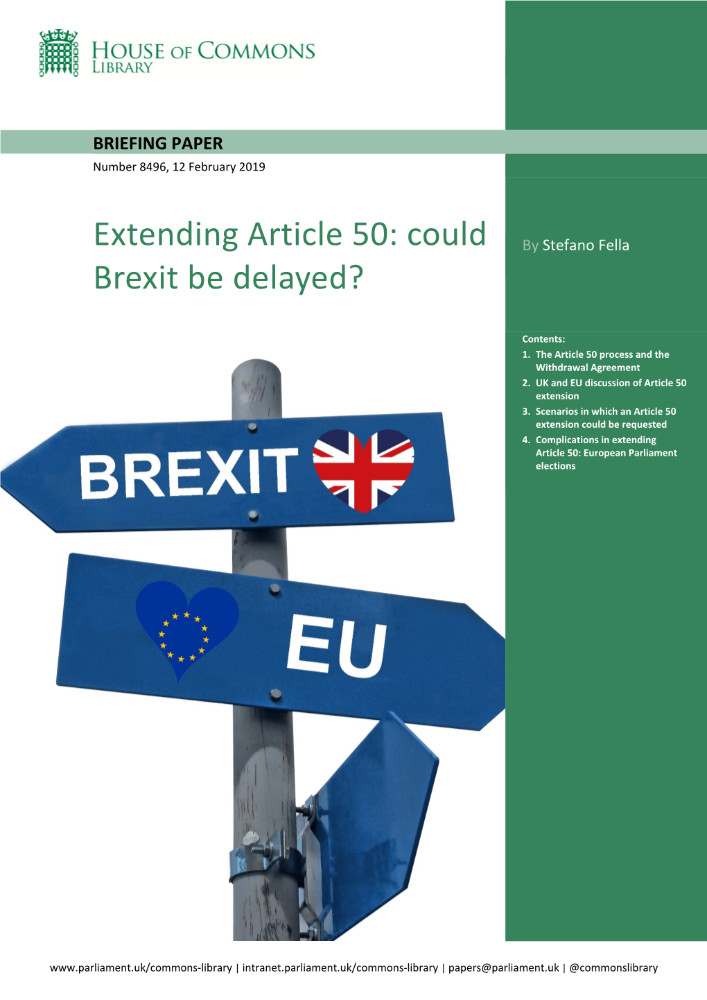 Extending Article 50: Could Brexit Be Delayed?