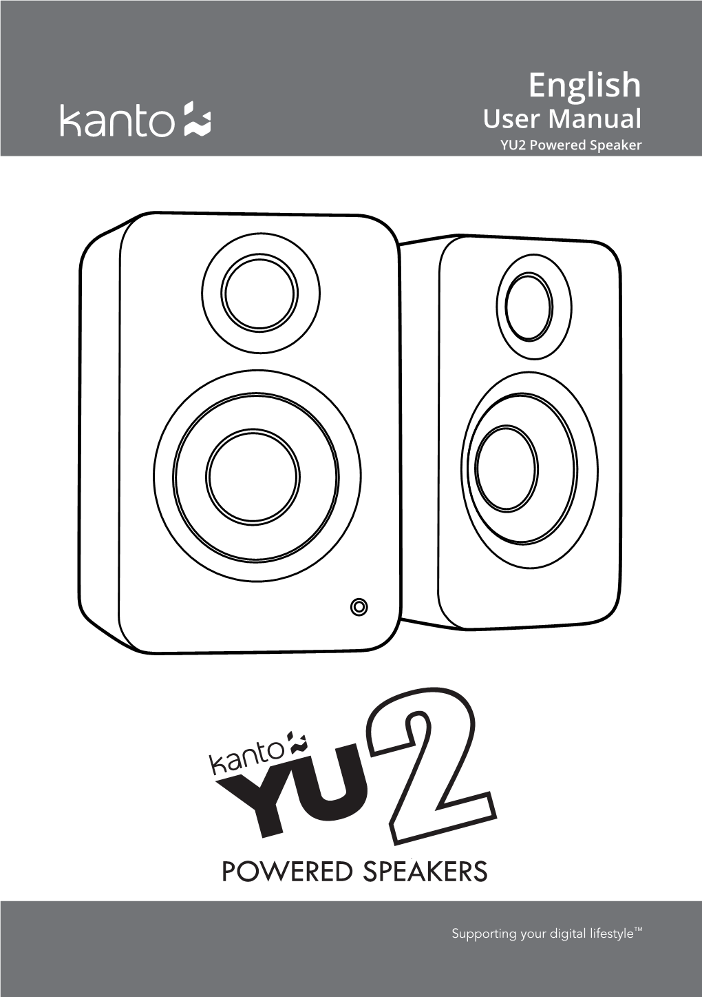 English User Manual YU2 Powered Speaker