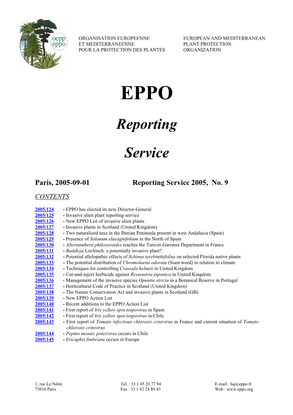 Reporting Service 2005, No