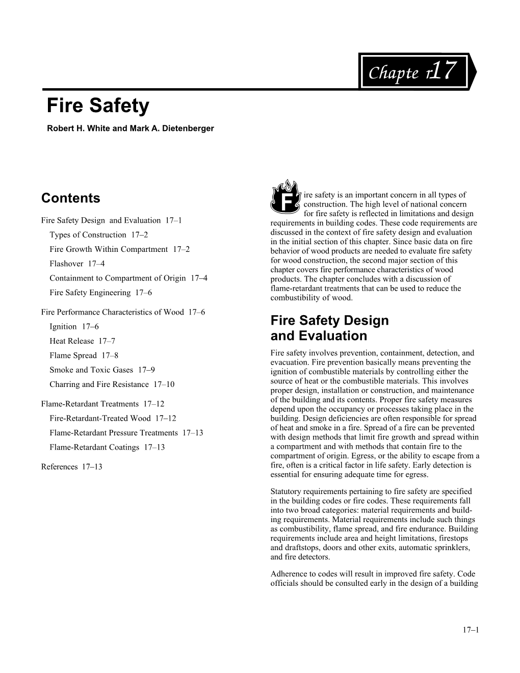 Fire Safety Robert H