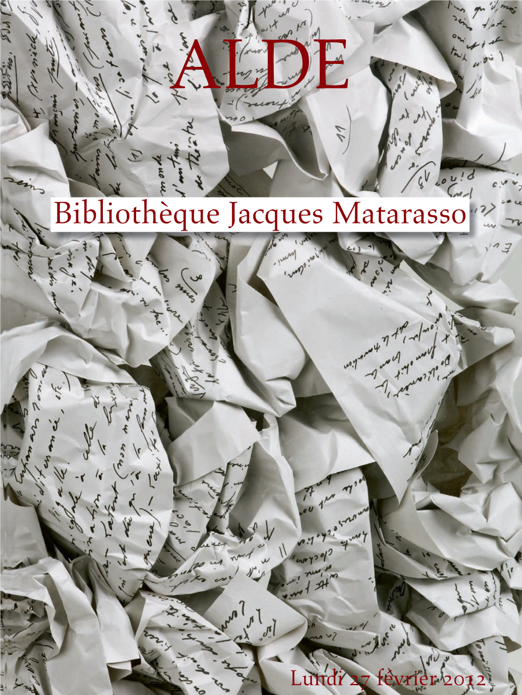 Bibliothèque Jacques Matarasso Bibliothèque Jacques Matarasso Bibliothèque Jacques