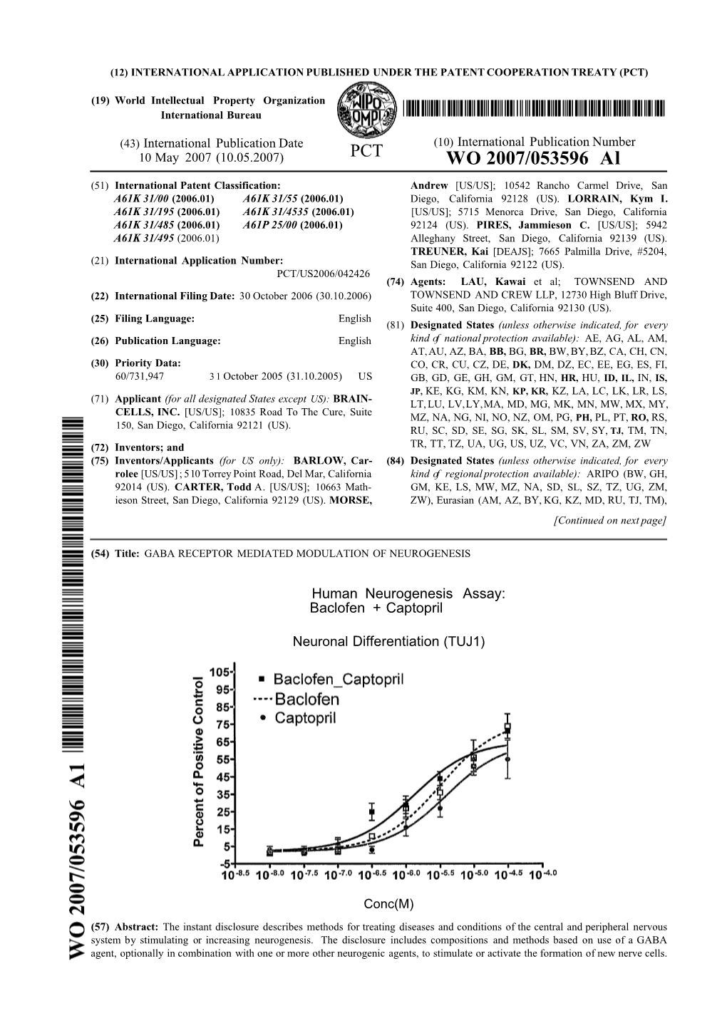 WO 2007/053596 Al