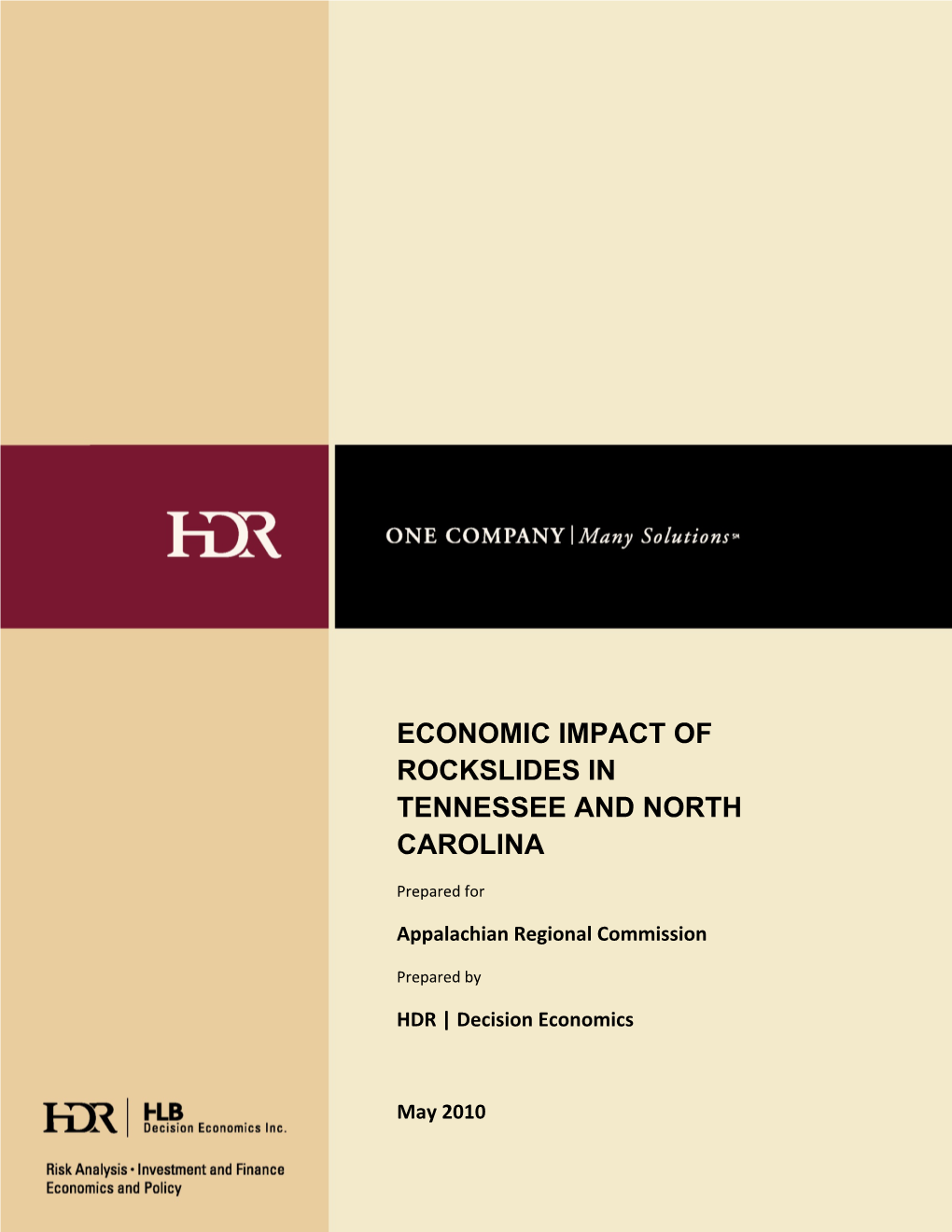 Economic Impact of Rockslides in Tennessee and North Carolina