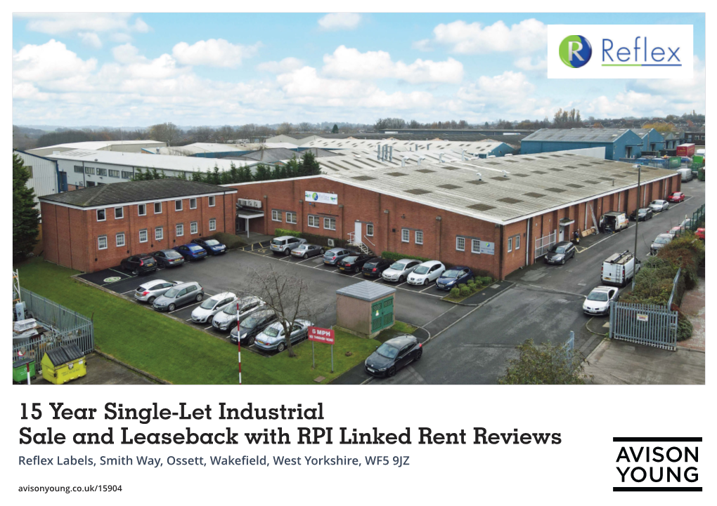 15 Year Single-Let Industrial Sale and Leaseback with RPI Linked Rent