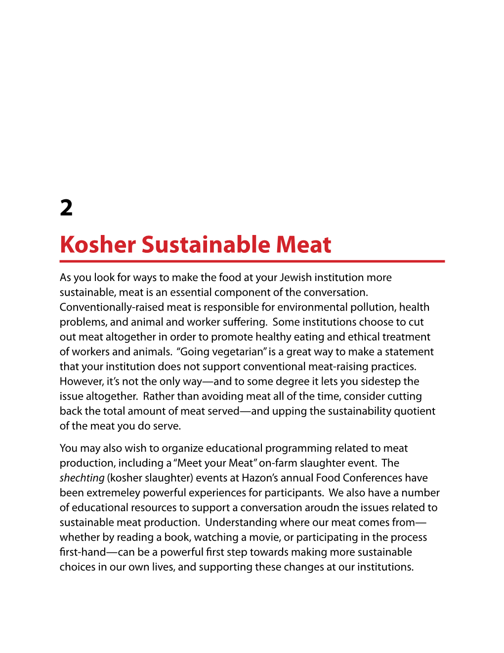 2 Kosher Sustainable Meat