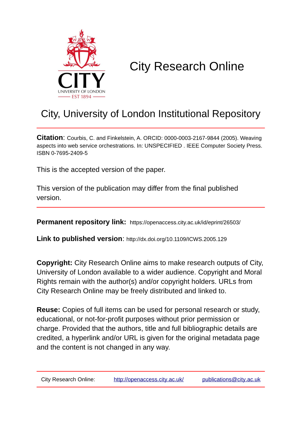 City Research Online