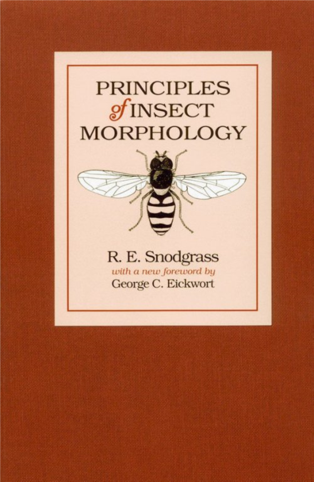 Principles of Insect Morphology (Comstock Book)