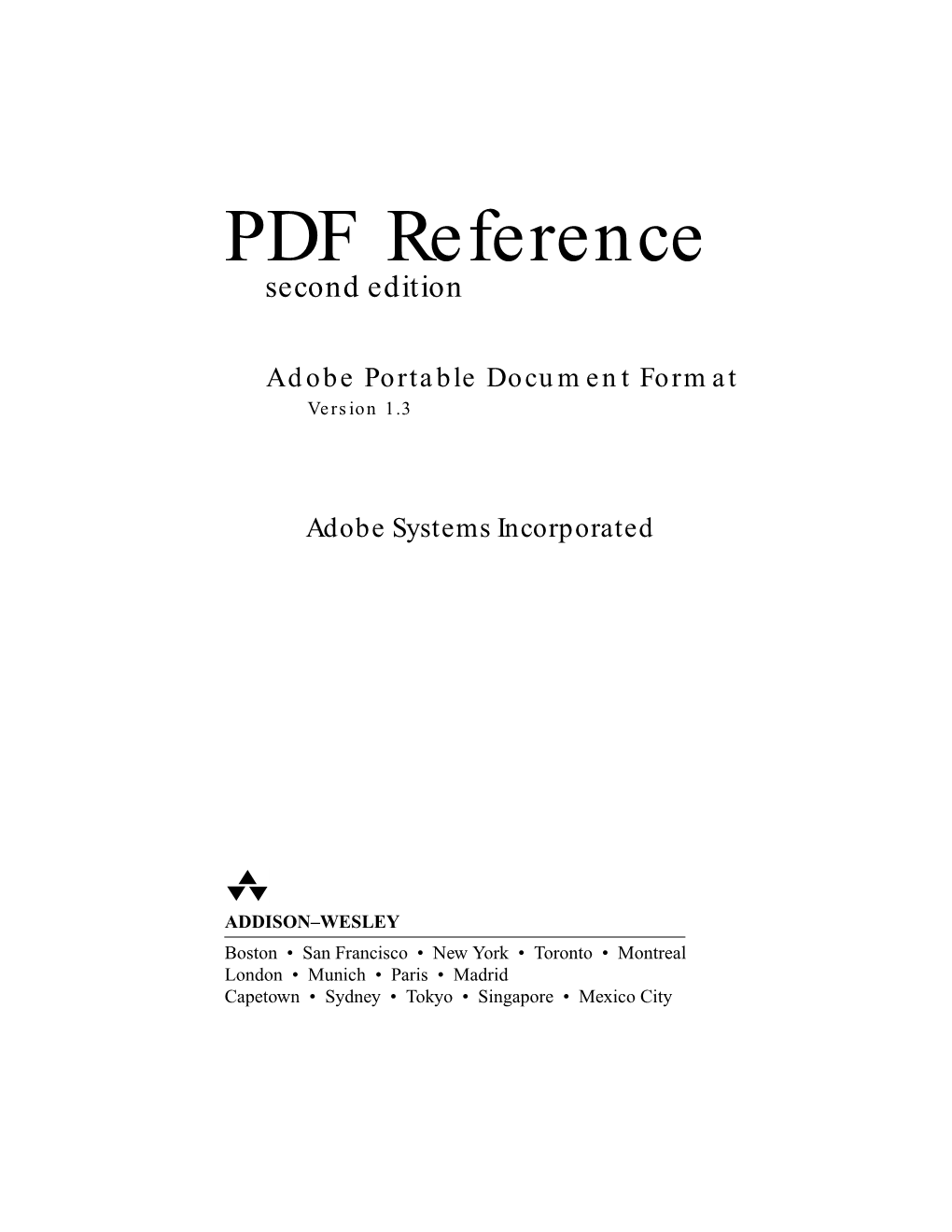 PDF Reference, Second Edition