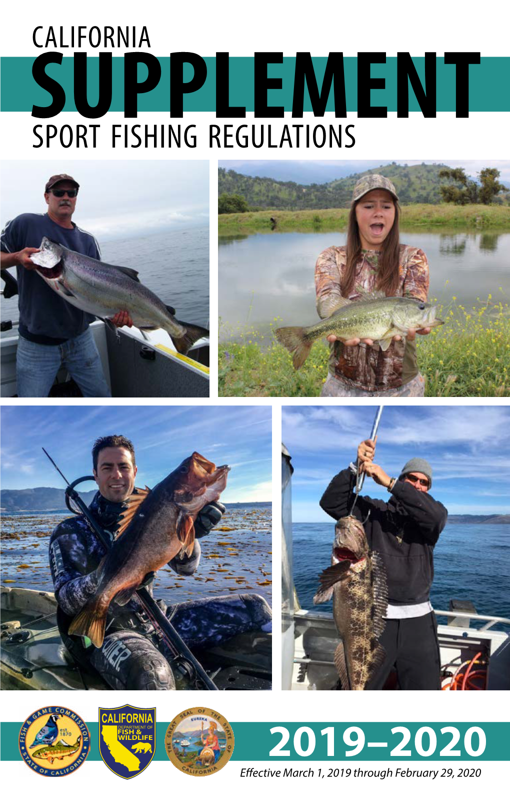 2019-2020 California Supplement Sport Fishing Regulations