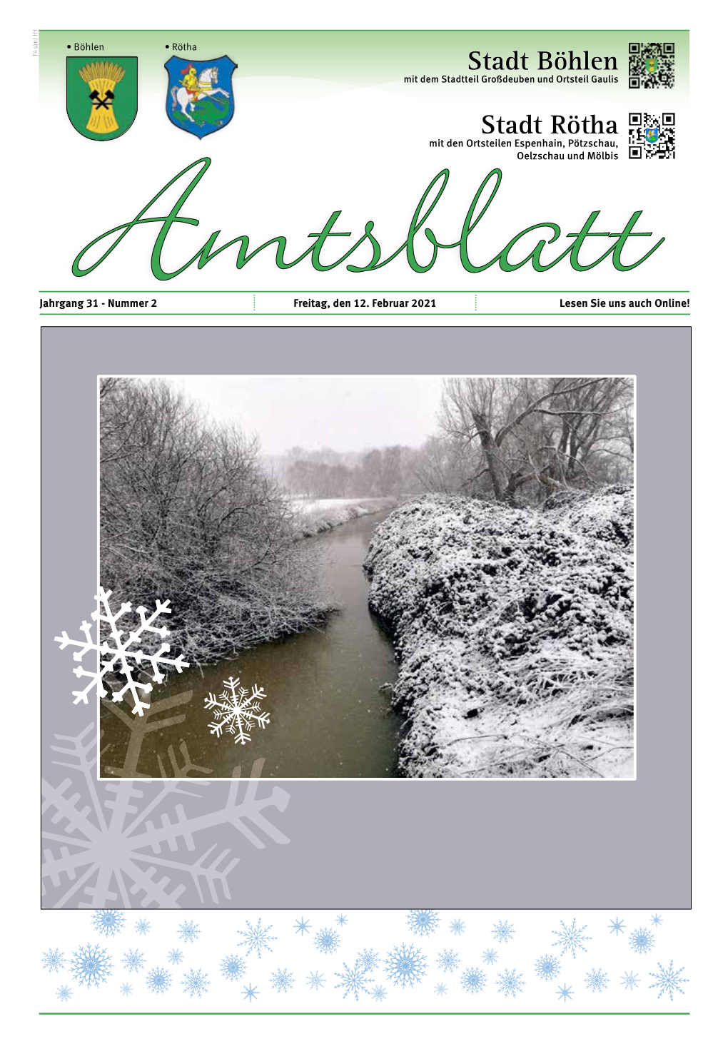 Amtsblatt: Nr. 2 Vom 12.02.2021