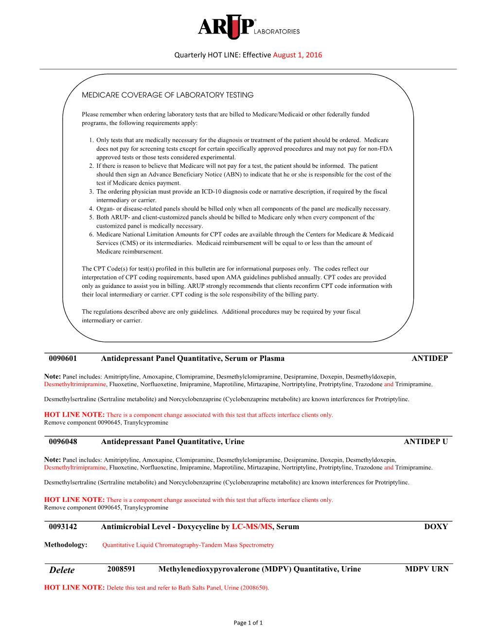 Delete 2008591 Methylenedioxypyrovalerone (MDPV) Quantitative, Urine MDPV URN