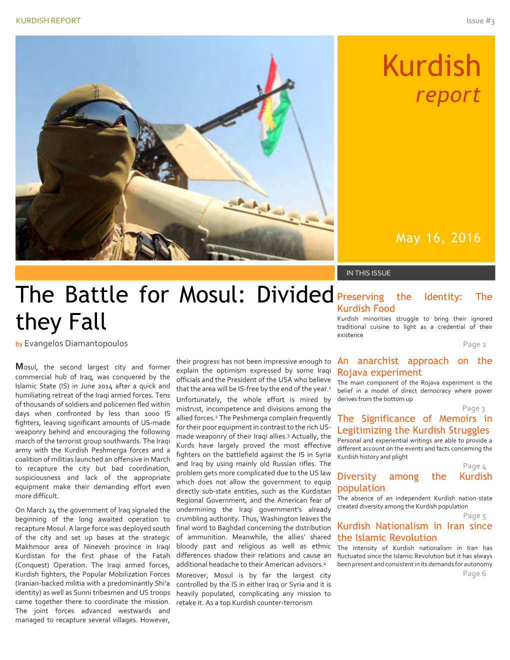 KURDISH REPORT Issue #3