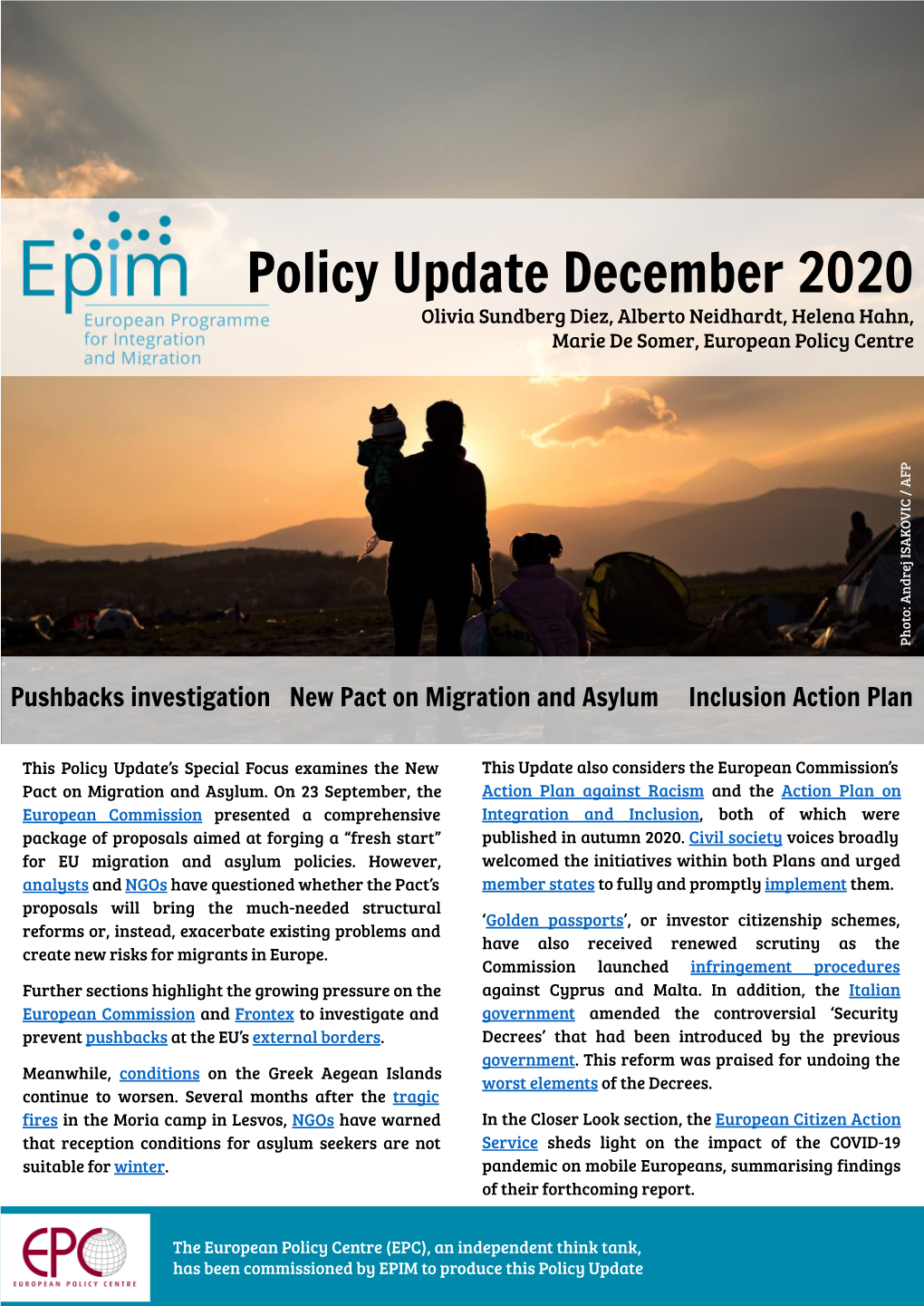 EPIM Policy Update December 2020
