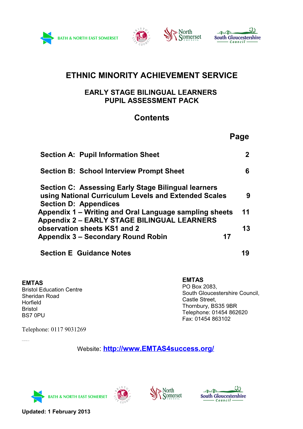 Ethnic Minority Achievement Service