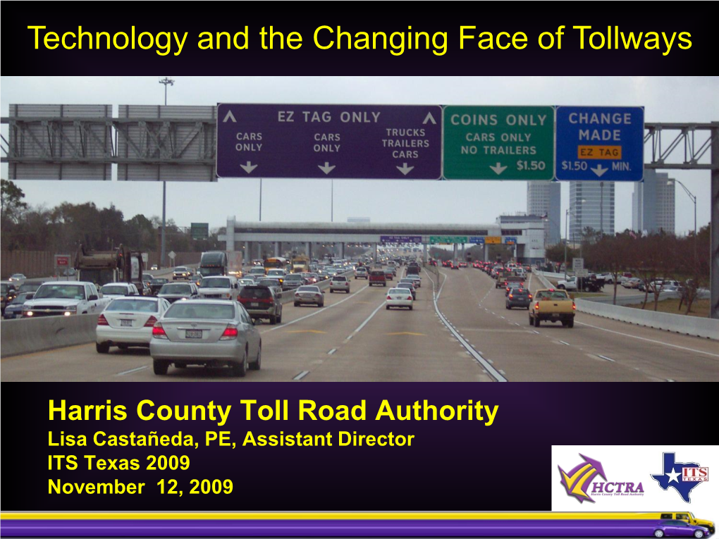 Technology and the Changing Face of Tollways