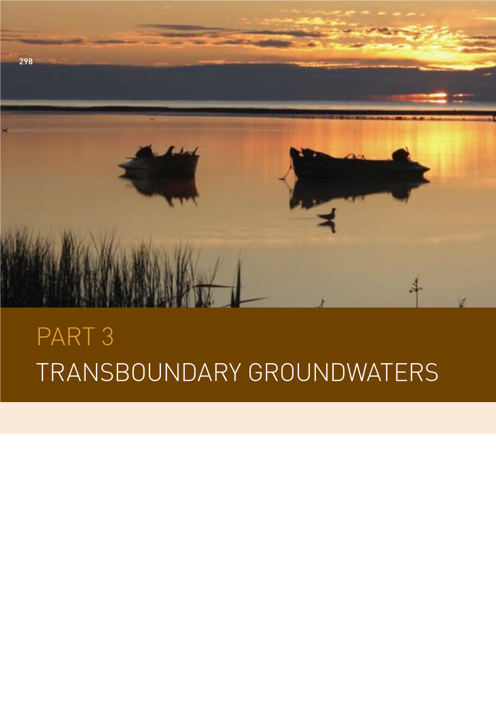 Chapter 1 Scale and Scope of Transboundary Groundwaters In