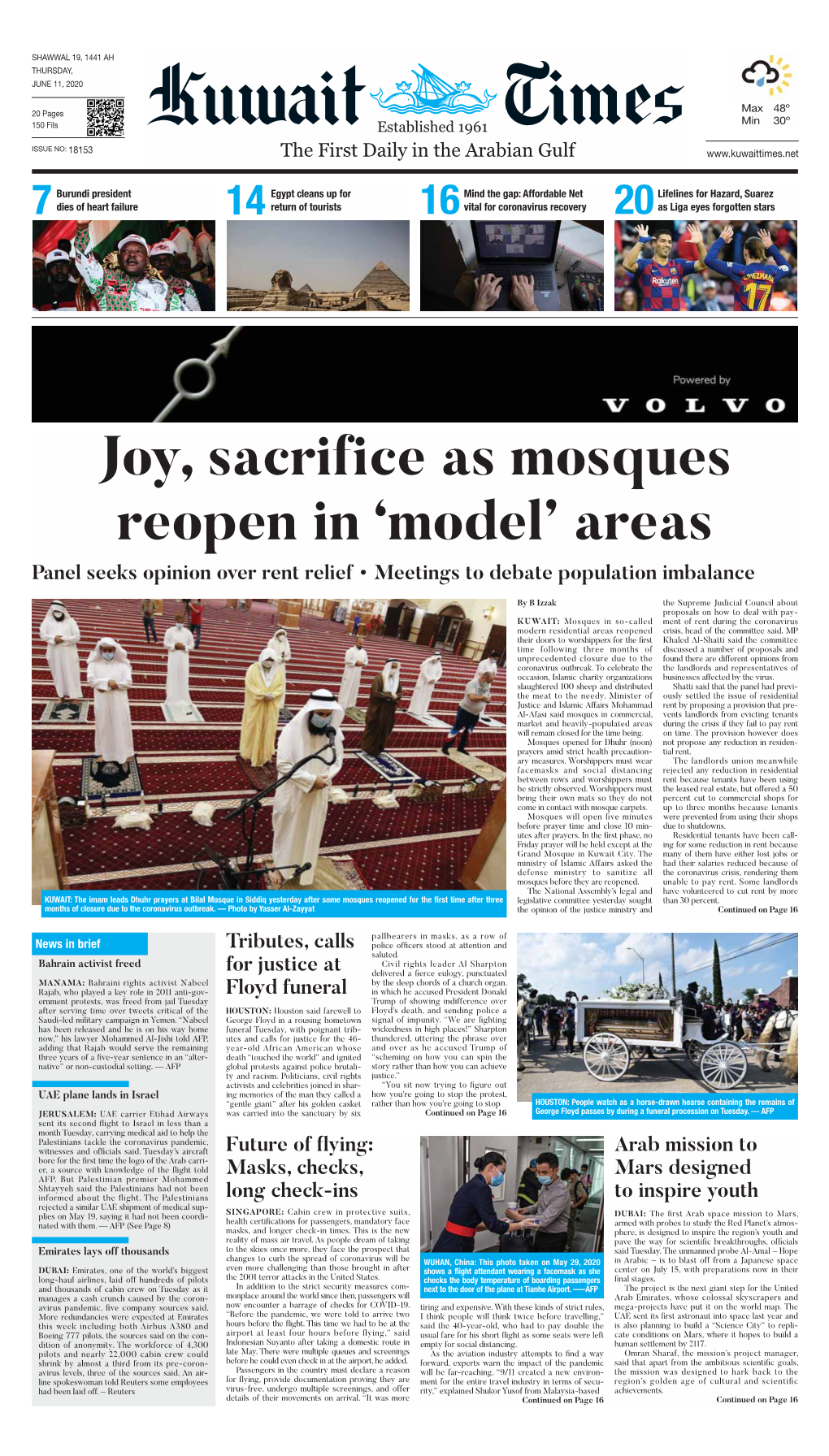 Joy, Sacrifice As Mosques Reopen in ‘Model’ Areas