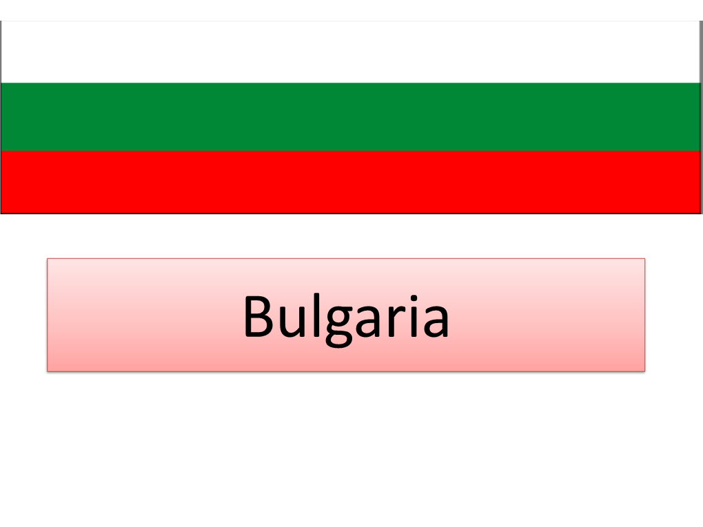 Bulgaria Map of Bulgaria Size and Borders of Bulgaria