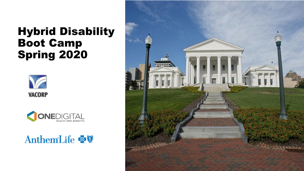 Hybrid Disability Boot Camp Spring 2020 Presenters