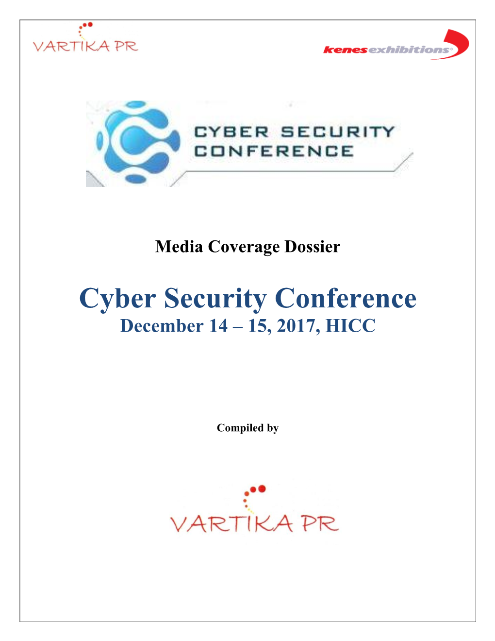 Cyber Security Conference December 14 – 15, 2017, HICC