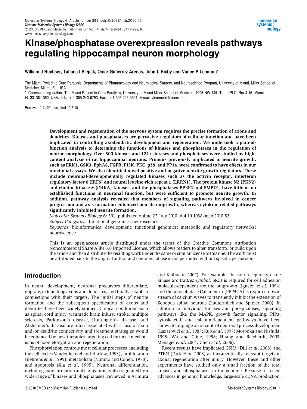Kinase/Phosphatase Overexpression Reveals Pathways Regulating Hippocampal Neuron Morphology