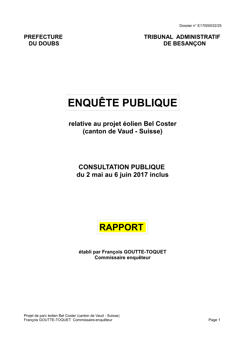 Enquête Publique