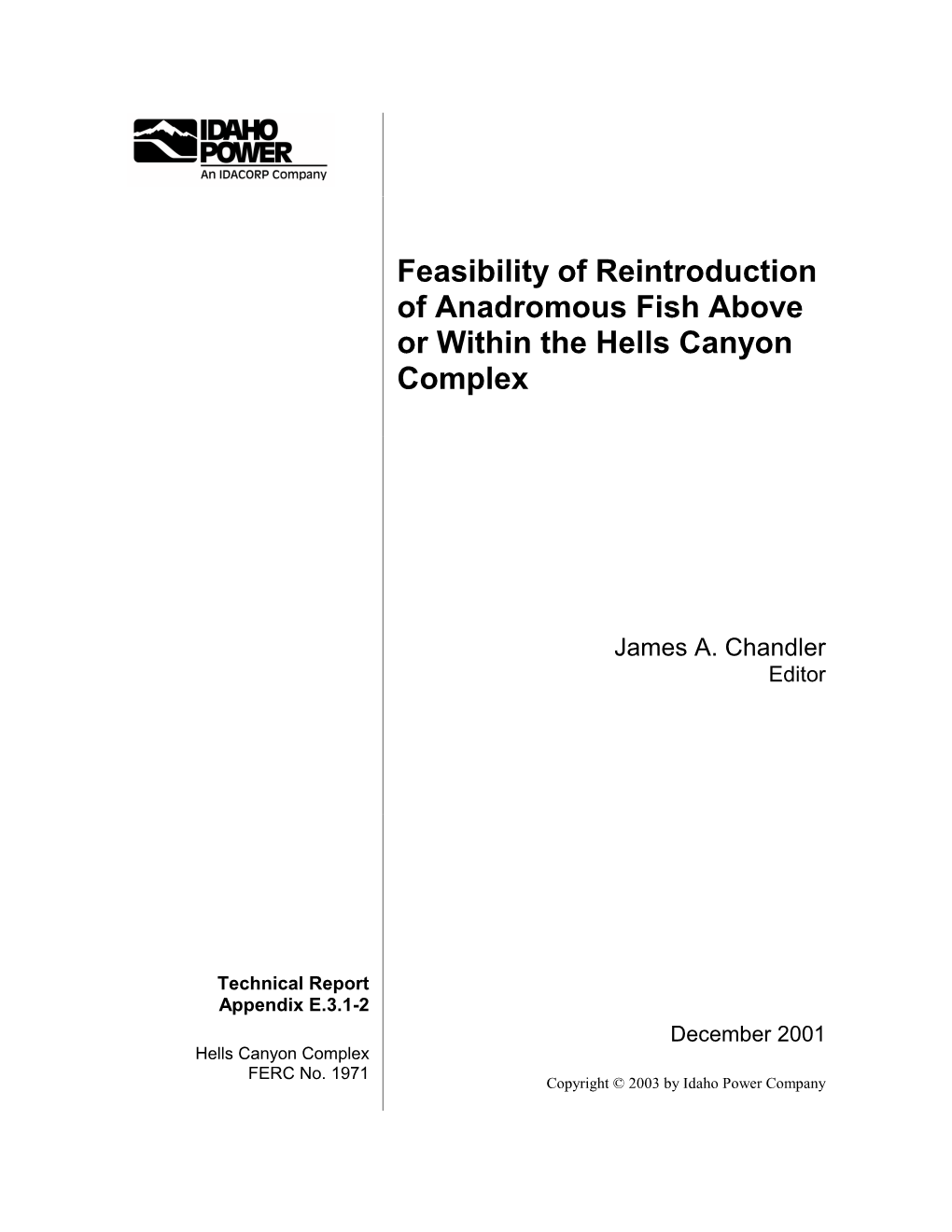 (Chapter 11) Evaluation of Reintroduction