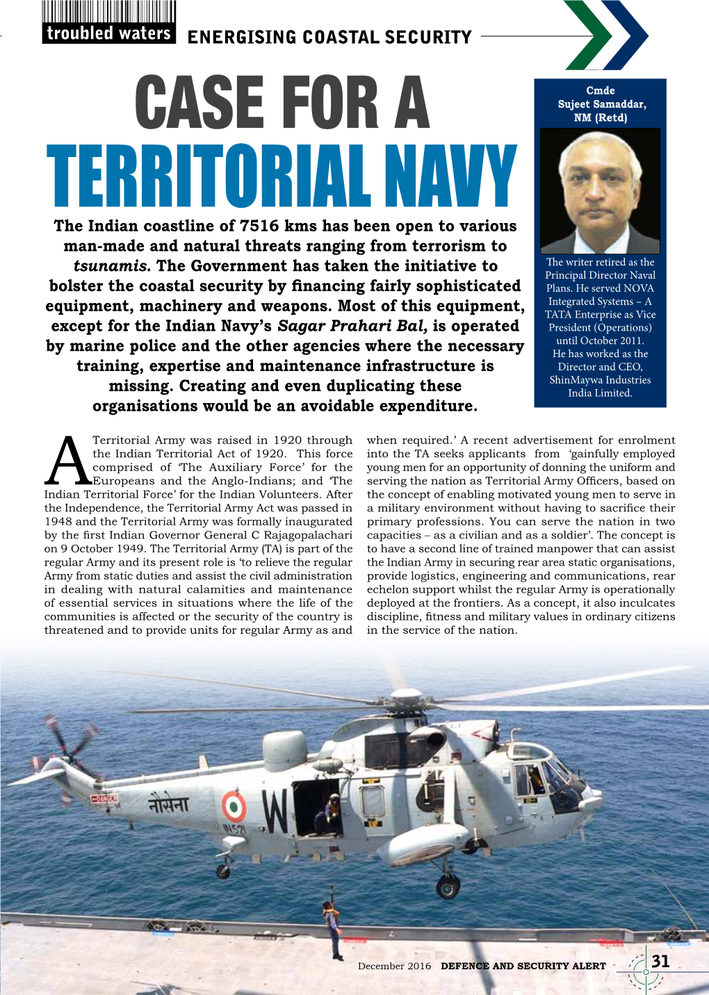 Case for a Territorial Navy