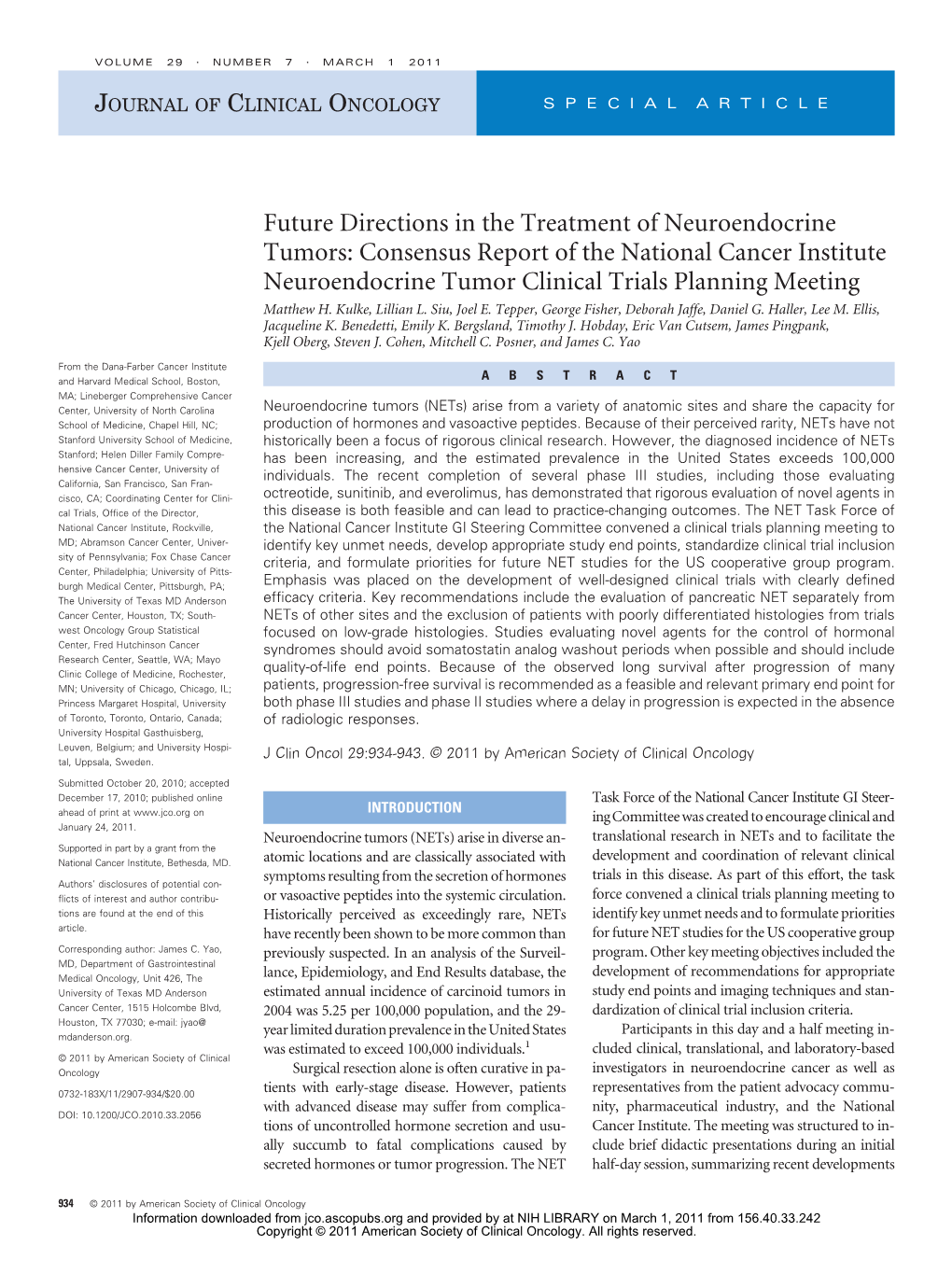 Future Directions in the Treatment of Neuroendocrine Tumors