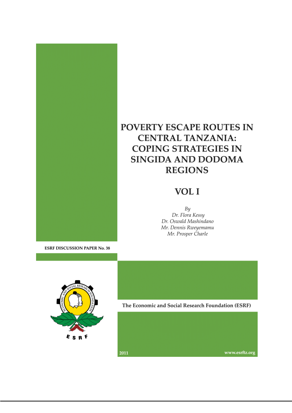 Coping Strategies in Singida and Dodoma Regions Vol I